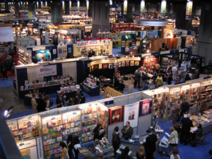 The exhibition floor at BookExpo America 2006